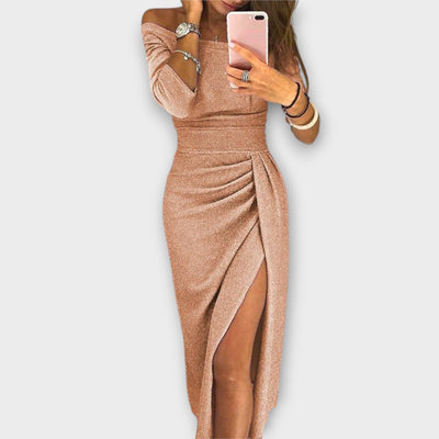 Lena - Elegante Off-Shoulder Jurk