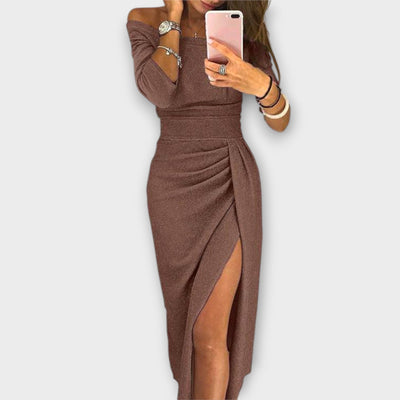 Lena - Elegante Off-Shoulder Jurk